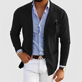Toby - Klassischer Blazer mit Knöpfen – Schwarz