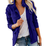 Thilde - Damenjacken - für einen entspannten Alltagslook – Blau