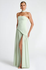 Tessa | Maxi-Kleid – Mint