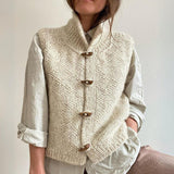 Damen Strickweste | Beige – Beige