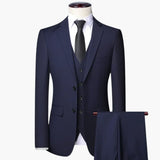 Formeller 3-teiliger Anzug für Herren - Klassischer Stil – Blau