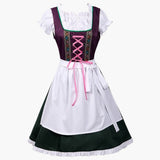 Festliches Dirndl kleid für Damen - Oktoberfest 2025 – Lila
