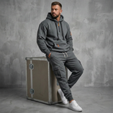 Mason - Thermo Hoodie- und Jogger-Set für Herren – Dunkelgrau