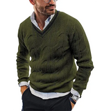 Eleganter Pullover für Herren – Grün