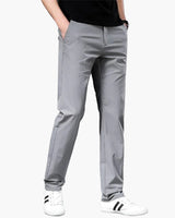 Jaxon | Slim Passform Lässige Chino-Hose – Grau