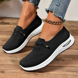 Amaryllis - gepolsterte orthopädische Slipper – Schwarz