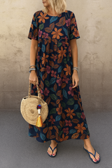 Johanna | Elegantes Kleid – Dunkel Blau