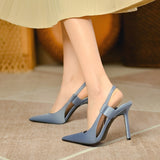 Jamie - Stilvolle Slingback-Sandalen für Damen – Blau
