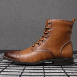 Shabtai - Eleganter Lederstiefel – Braun