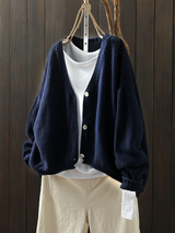 CORALIE | STRICKCARDIGAN – Marineblau