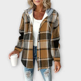 Sara - Gemütliche Jacke – Braun