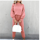 Bequemes Freizeit Set Damen – Rosa