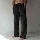 Daxter | Herren Stilvoll Sommerhose | Leicht – Schwarz