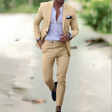 Riven - Schickes Zweiteiliges Hosen-Ensemble – Gelb