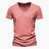 Leichtes Sommerhemd - Für Herren mit Kurzarm & Komfort – Rosa