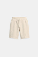 Herren Elastischer Bund Kurze Hosen – Beige