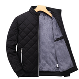 Fleecejacke Herren | Stehkragen Mit Reißverschluss – Schwarz