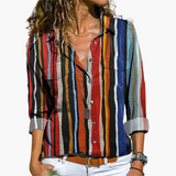 Fließendes Loose-Fit-Shirt für Damen - Bequem & Vielseitig – Bordeauxrot