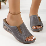 Quinn | Fußgewölbestütze Leicht Sandalen – Grau