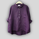 Katrin - Linen Blouse – Lila