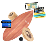 Surfin Balance Board – Braunes Holz