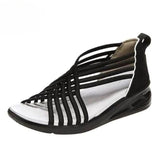 Earlene - Atmungsaktive und Stoßdämpfende Sandalen – Schwarz