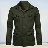 Leopold - Elegante Jacke für Männer – Armeegrün