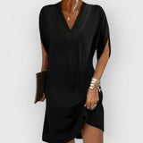 Selia | Stilvoll-leichtes Kleid – Schwarz