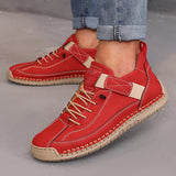 Luke - Stilvolle Outdoor-Schuhe für Herren – Rot