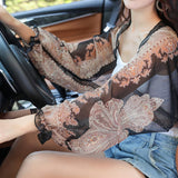Rosemarie | Damen Chiffon Überwurf Schal Paisley – Chiffon Schal Paisley Damen 2026 – Schwarz