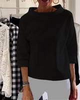 Sofia - Damen Elegantes Oberteil – Schwarz