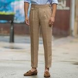 Randall - Formelle Hochbundhose – Khaki