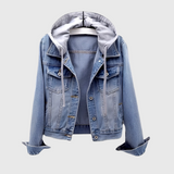 Naretta - Vielseitige Kapuzenjacke – Hellblau
