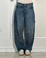 Cristy™ - Dam Elegant Hose Schmeichelhafte Passform – Blau