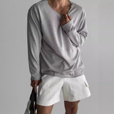 Julian - Lässiges, bequemes Sweatshirt für Herren – Grau