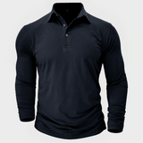 Loreno™ | Polo aus hochwertiger Baumwolle, frisch und bequem – Schwarz