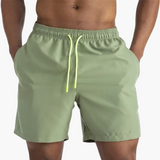 Schnelltrocknende Shorts - Herren Stretch-Shorts für Sommer – Armeegrün