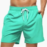 Modische Schwimmshorts - für Herren mit bequemer Passform – Grün