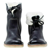 Nele – bequeme und gemütliche damenstiefel – Schwarz