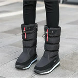 Wasserdicht - orthopädische winterstiefel für damen – Schwarz