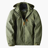 Wasserabweisende Outdoorjacke für Herren – Grün
