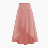 Plisseerock Damen - Eleganter Midirock mit Falten-Design – Rosa
