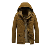 Premium Gepolsterte Winterjacke – Braun