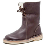 Mathilda | Warme und Bequeme Winterstiefel – Dunkles Braun