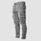 Lässige jeans mit ultra stretch – aris – Grau