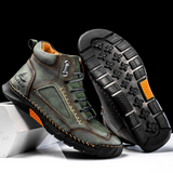 St. Moritz Leder High Top Schuhe – Waldgrün