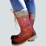 Janey – rutschfeste Stiefel – Rot