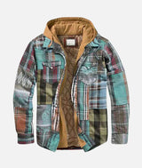 Eleanor™ | Stylische Patchwork-Karo-Jacke – Minze