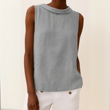 Maria - Stilvolles Damen Tanktop – Grau