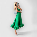 Carissa | Ein fließendes Kleid für deine Schönheit – Grün